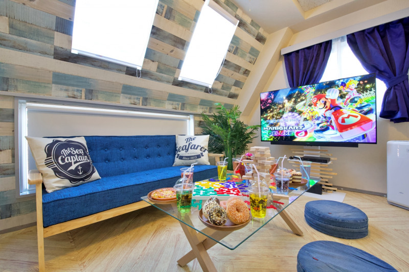 325 新open シェアスペrelax Lounge北千住 プレステ５ 任天堂switch キッチン たこ焼き 女子会 シェアスペ レンタルスペースを簡単予約