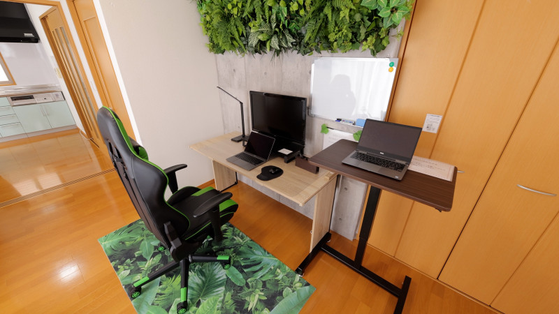 谷町九丁目駅１分 テレワークに最適 超集中型スペース 森の部屋オープン 緑を使った癒しの空間で生産性up間違いなし 完全個室 森の部屋 レンタルスペースを簡単予約
