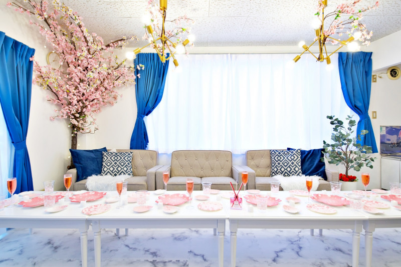 409 シェアスペluxe立川 インドア花見 桜インテリア ゴミ捨て可 Wi Fi 当日予約大歓迎 24時間営業 シェアスペ レンタルスペースを簡単予約